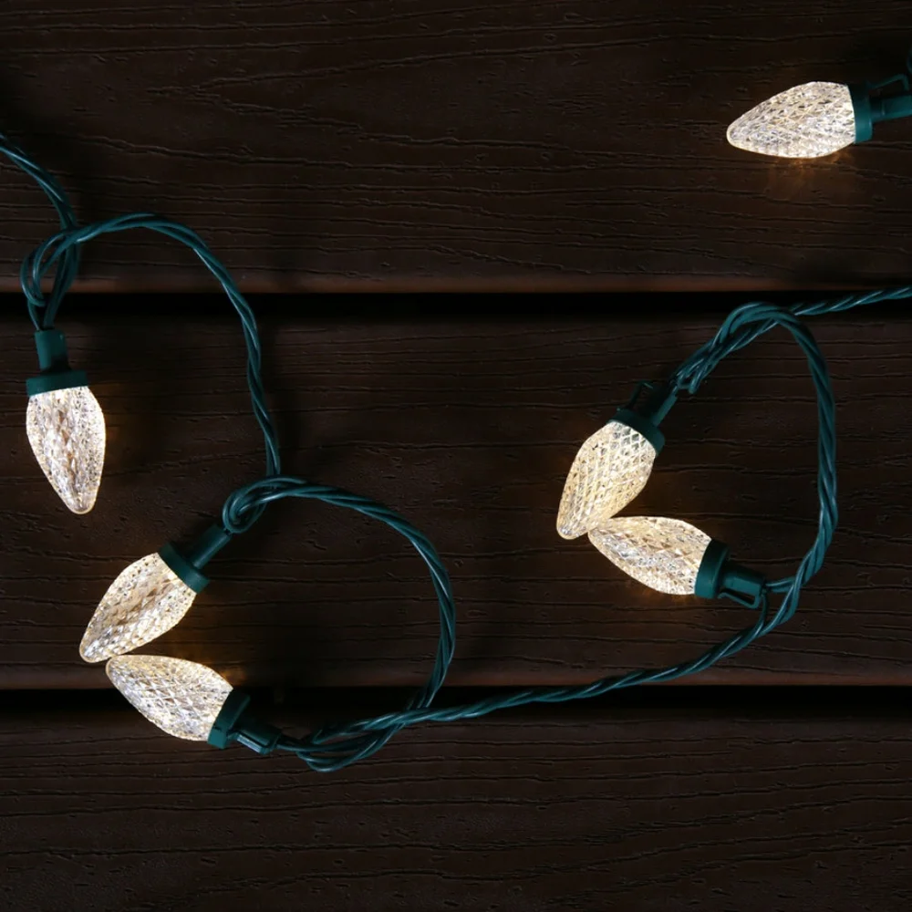 GE Energy Smart 100 Ct 66-ft Warm White LED Plug-In Lg Christmas String Lights